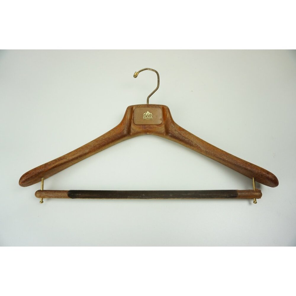 Isaia Brown Composite Heavy Duty Suit Hanger